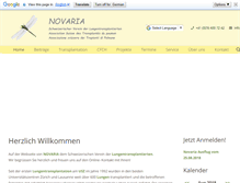 Tablet Screenshot of novaria.ch